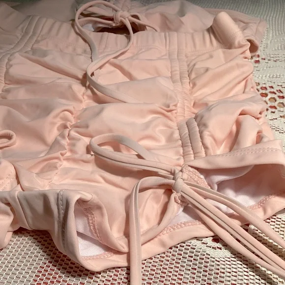 NEWT BABY PINK SWIMSUIT ( 2 pieces) - Picture 2 of 11
